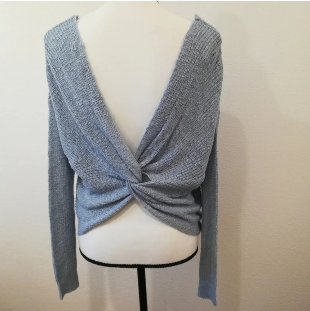 Moon & Madison Light Blue Loose Knit Sweater Size M - Picture 2 of 11